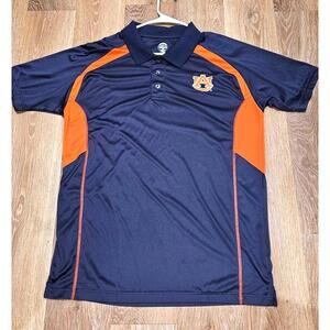 Auburn Tigers Navy & Orange Polo Shirt by Rivalry Threads Size Large